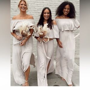 Show me your Mumu Women’s size XXL Hacienda Maxi Dress - soft beige color